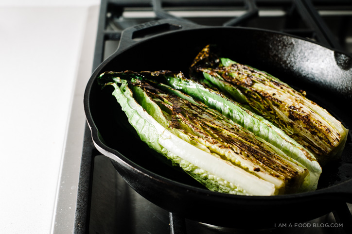 receta de ensalada de lechuga romana molida - www.iamafoodblog.com