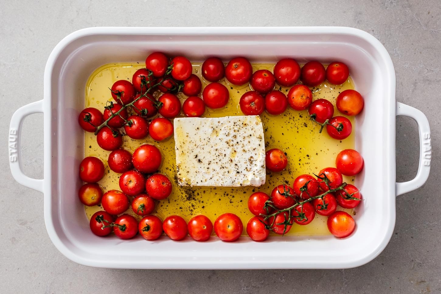 queso feta y tomates www.iamafoodblog.com